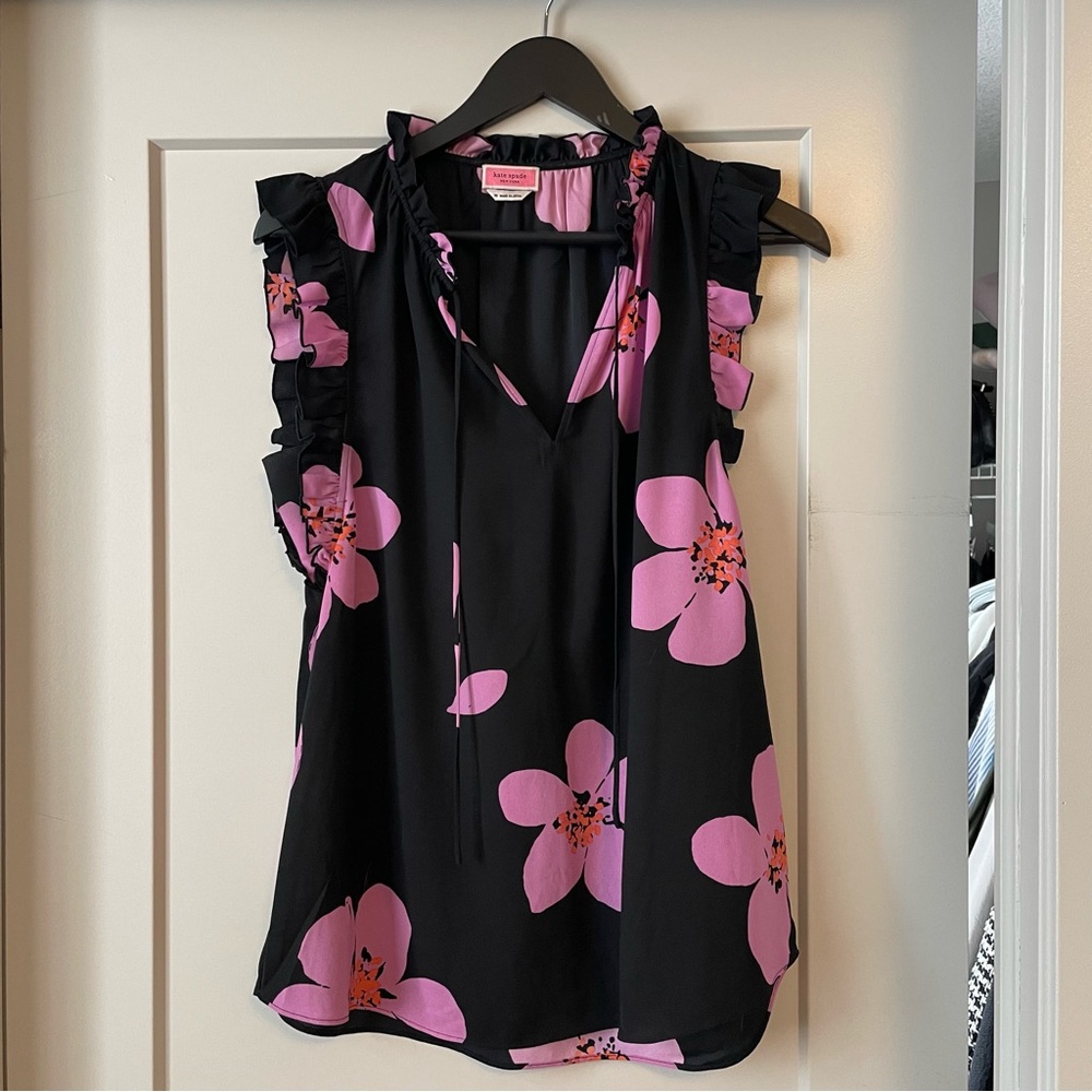 Kate Soade floral blouse